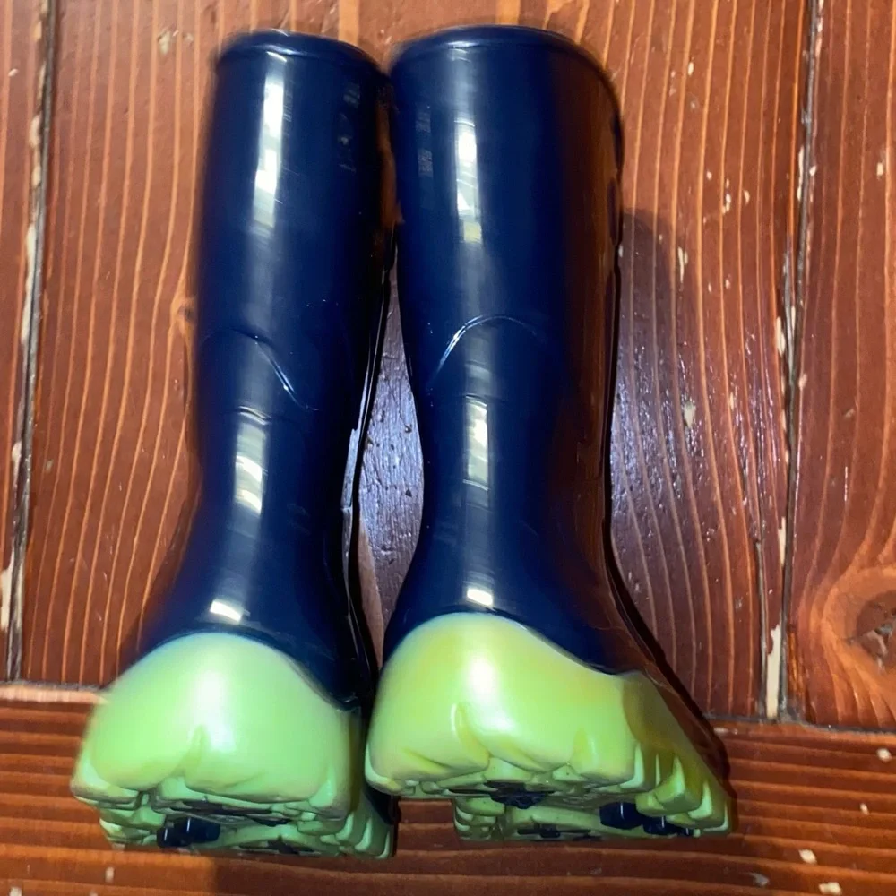 Rain boots Blue and Green Toddler